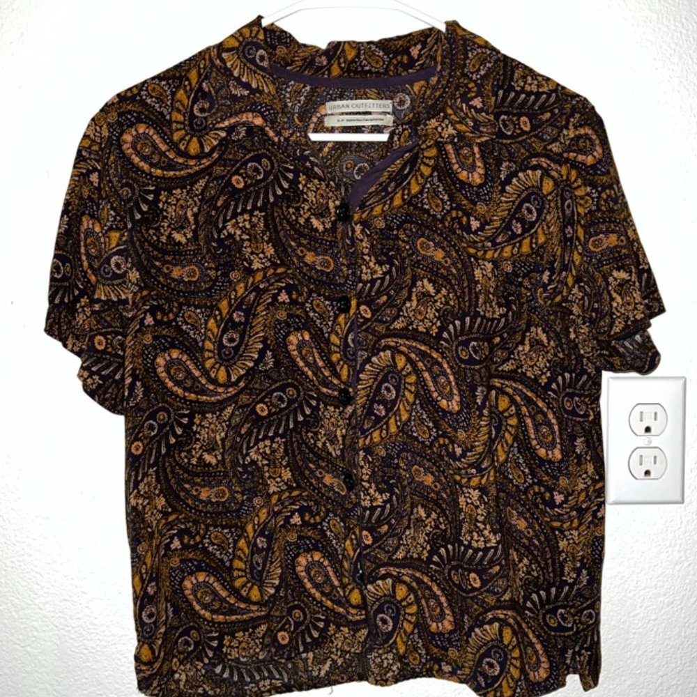 Urban Outfitters Short Sleeve Button Up